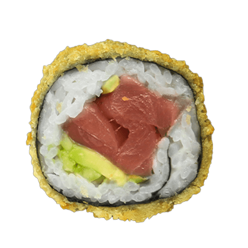 Krokante tonijn roll
