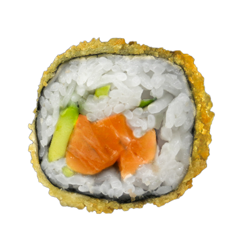 Krokante zalm roll