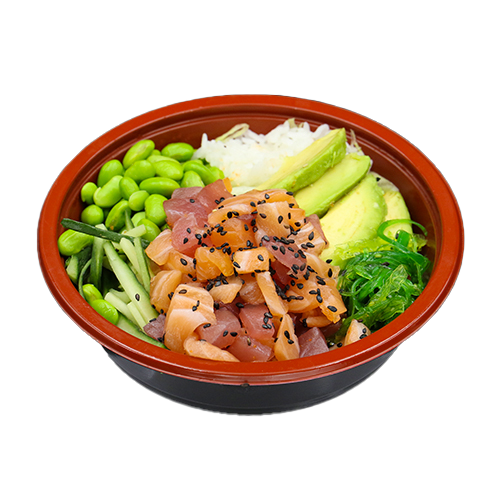 Poke bowl sashimi