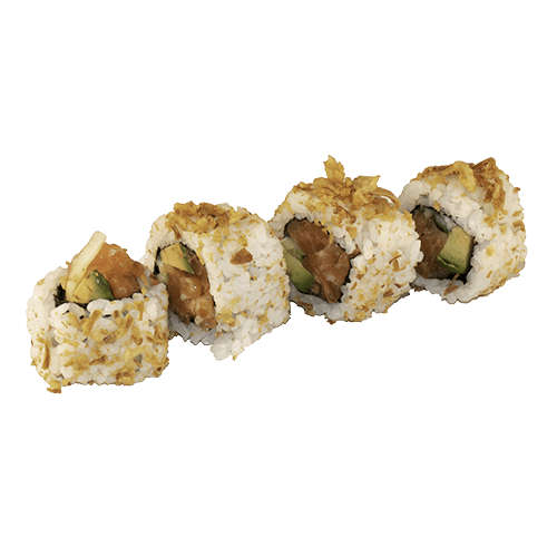 Crunchy sake uramaki