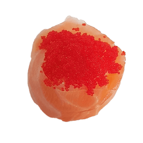 Zalm tobiko nigiri
