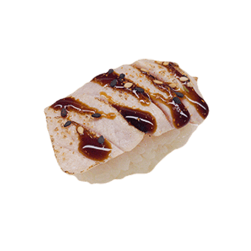 Flamed tonijn nigiri