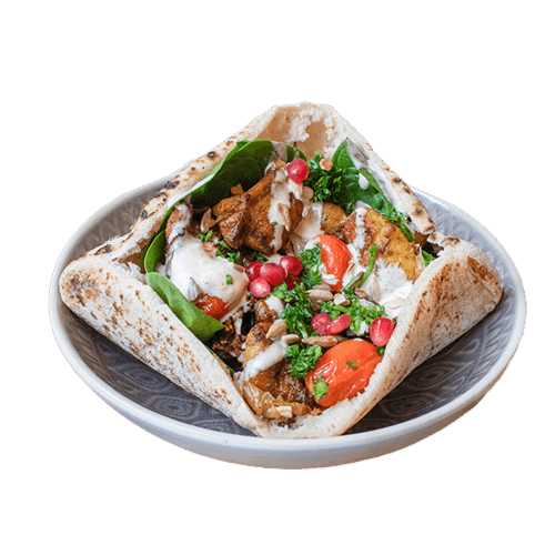 Pita harissa chicken