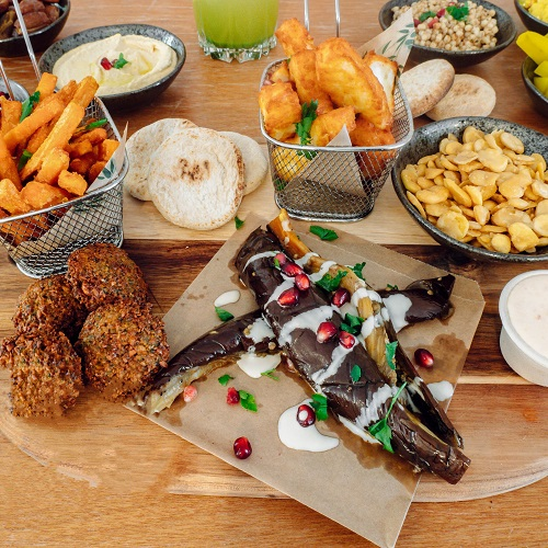 Sababa's mezze
