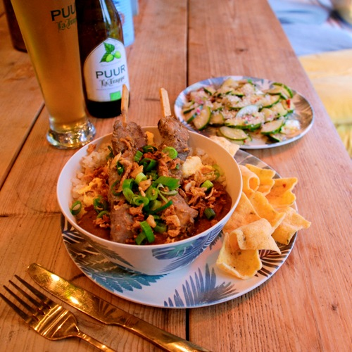Saté van kippendij
