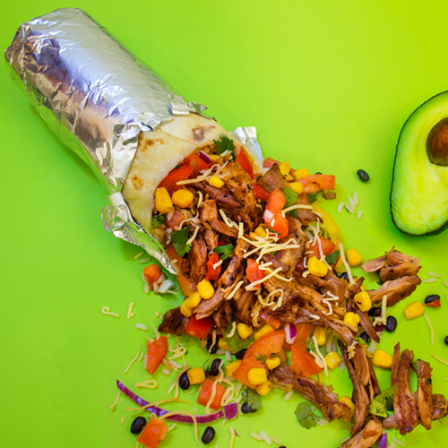 Carnitas burrito