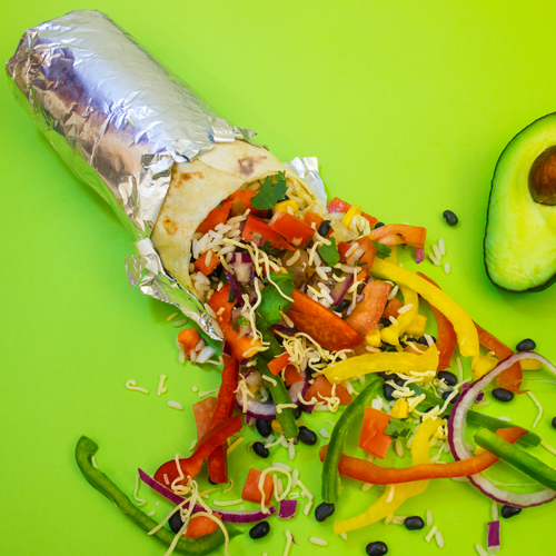 Veggie burrito