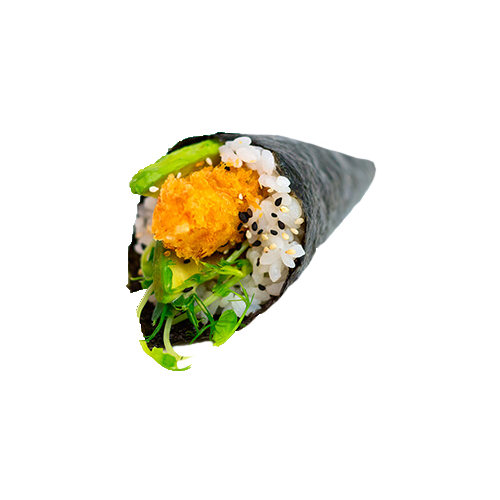 Tempura ebi temaki