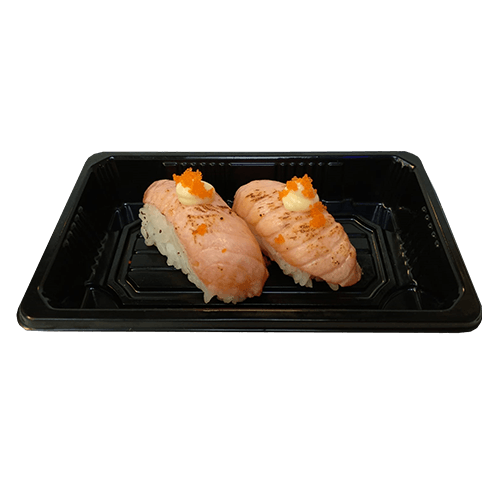 Flamed saké Nigiri
