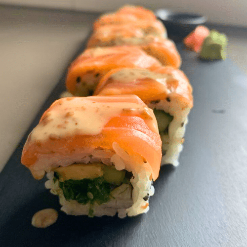 Wakame salmon