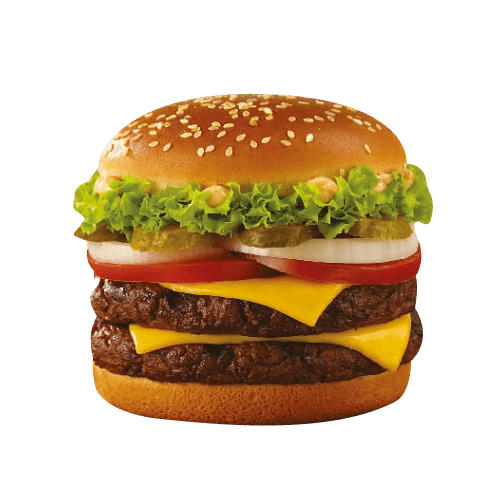 Double beef burger XL