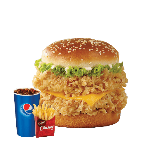 Double chicking crunchy menu
