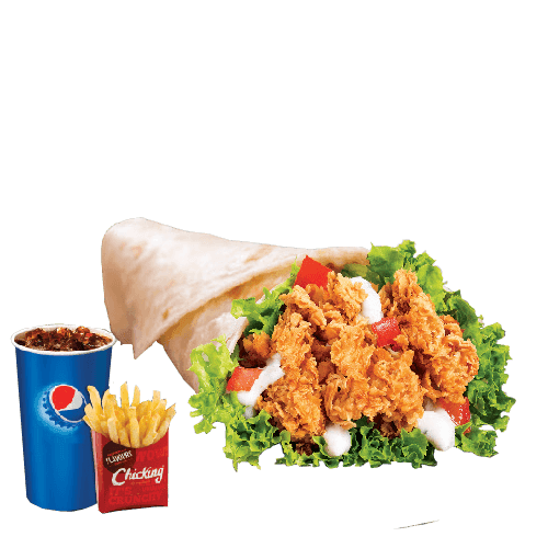 Royal wrap menu