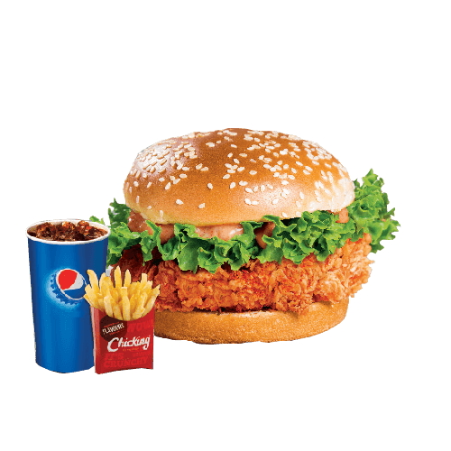 Tandoori burger menu