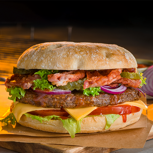 BBQ bacon burger los