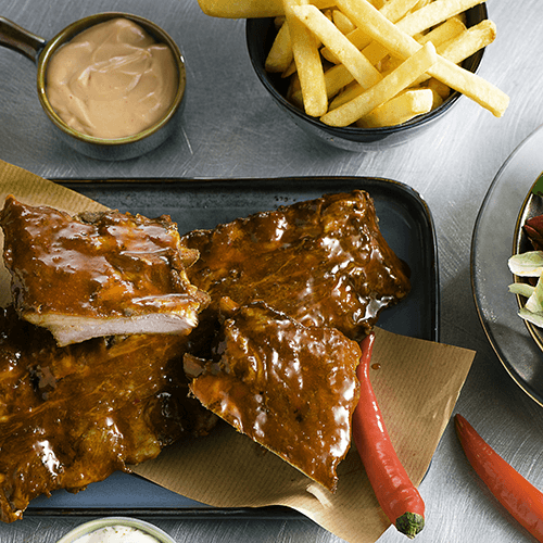 Spare ribs menu large