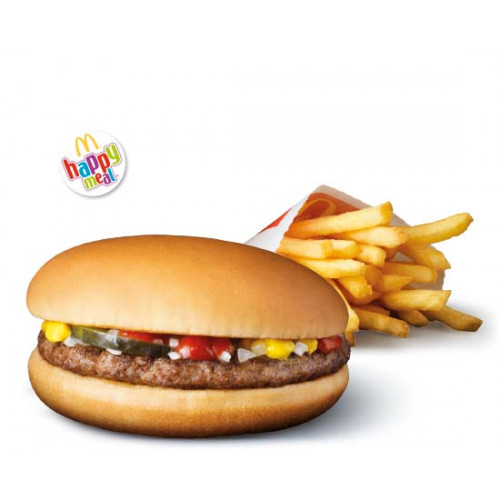 Happy Meal Hamburger met Boek