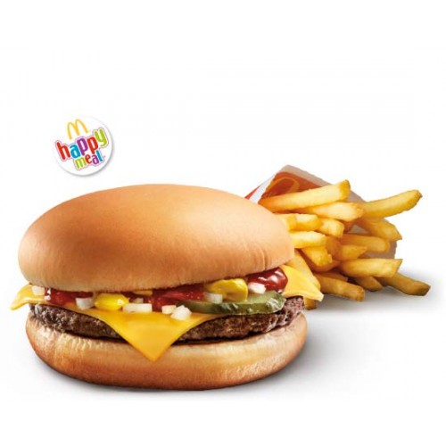Happy Meal Cheeseburger met Speeltje