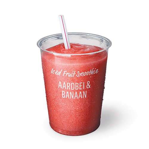 Iced Fruit Smoothie Aardbei & Banaan