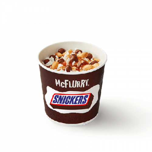 McFlurry Snickers met Karamelsaus