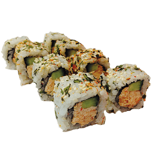 Sake salad roll