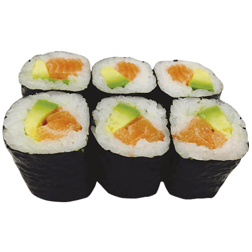 Sake avocado maki