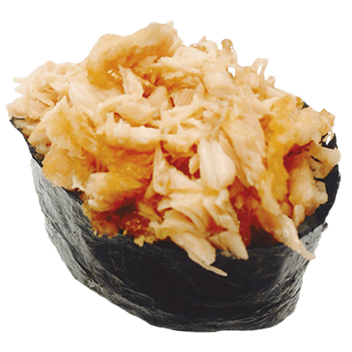 Salmon salad gunkan