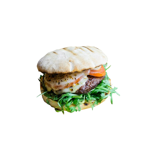 The Italian touch burger