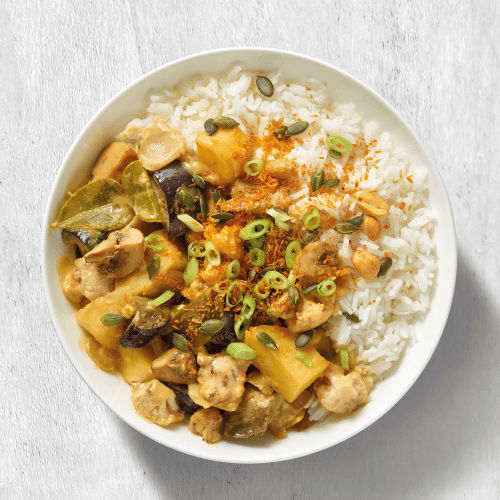 Thaise curry met basmatirijst
