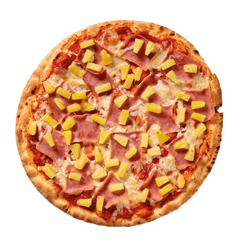Pizza ham ananas