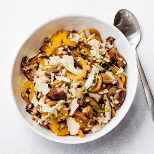 Mushroom risotto