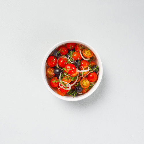 Tomato olive salad