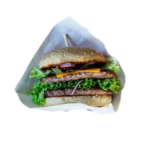 Double classic burger