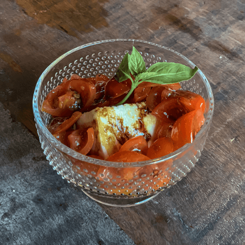 Mozzarella en tomaatjes