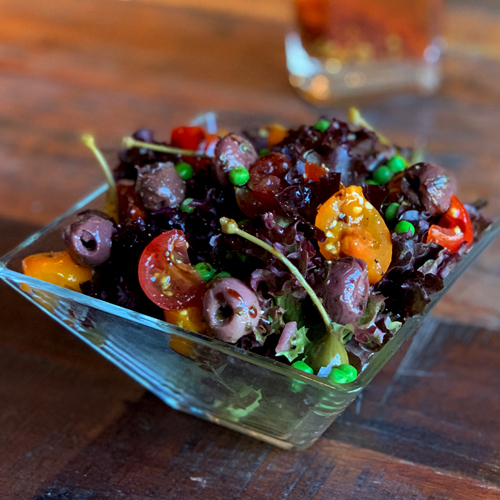 Green vegan salad