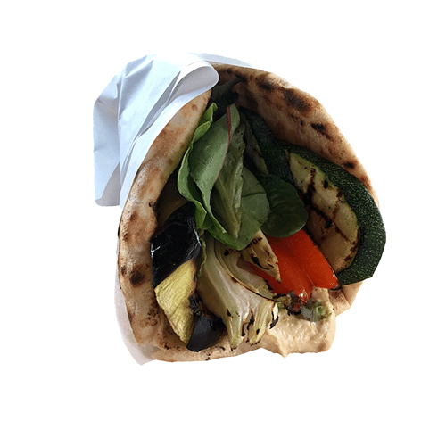 Pita grilled vegetables