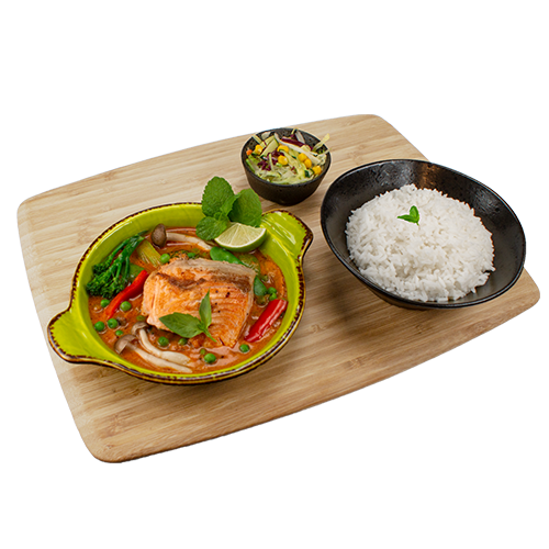 Salmon tikka masala