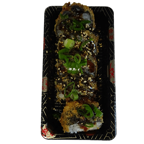 Crispy salmon roll