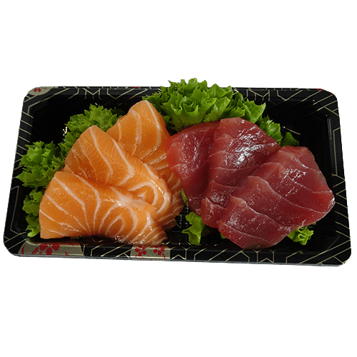Sashimi zalm en tonijn