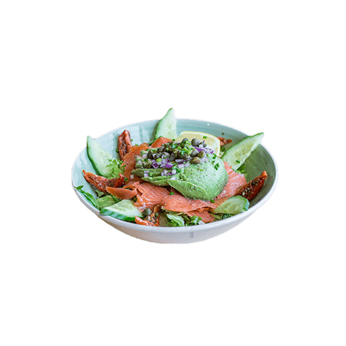 Salade wilde zalm