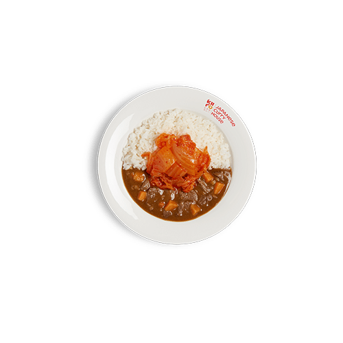 Beef stew and kimchi curry