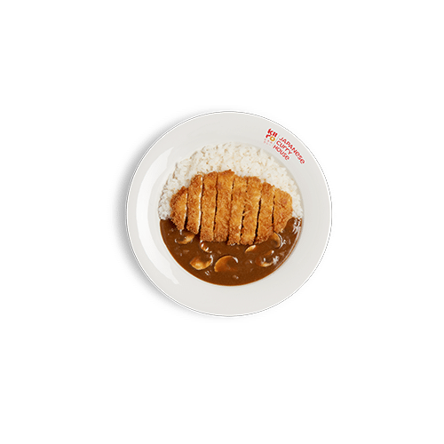 Vegetarian chicken katsu curry