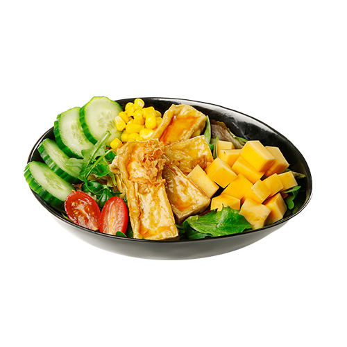 Mango tofu salad