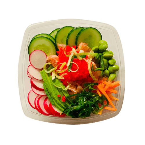 Salmon poke bowl