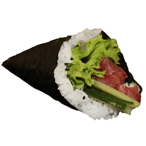 Spicy maguro handroll