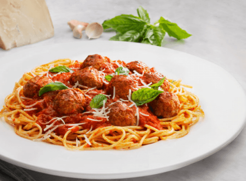 Pasta meatballs
