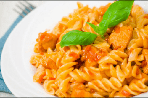Pasta pollo