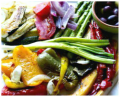 Warm vegetable dish