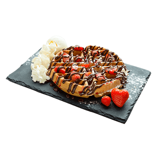 Strawberry delight wafel