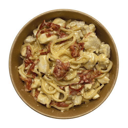 Pasta pollo e salame